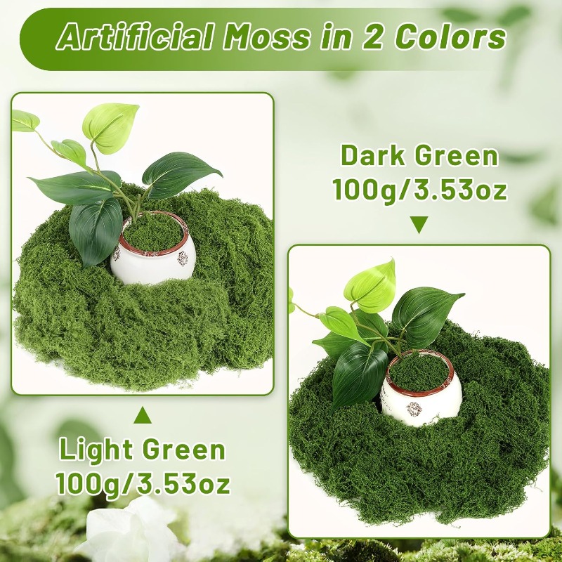 Plantas Verdes Artificiais, Mu - Sphagnum Moss Dry avaliação e preço